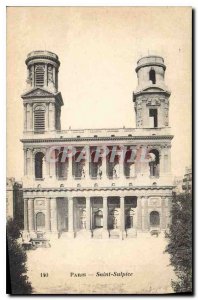 Postcard Old Paris Saint Sulpice