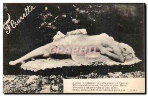 Old Postcard Fantasy Erotic Nude erotic Fleurette