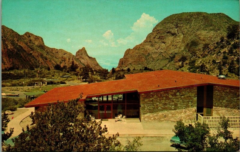 Motel Lodge Unit Chisos Mountains Big Bend National Park TX UNP Chrome Postcard