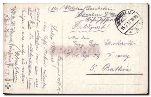 Postcard Old Man steigt nach Policeman Police