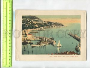 476243 France Nice port entrance lighthouse Vintage poster phototype
