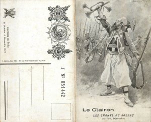 Berber military volunteer Zouaves infantry regiment soldier's songs Le Clarion