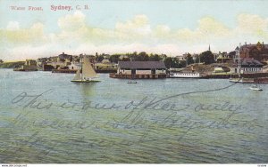 SYDNEY, Cape Breton, Nova Scotia, Canada; Water Frost, Sailing Vessel, 00-10s
