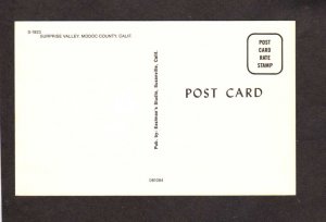 CA Fields Farming Farms Surprise Valley Modoc County California Postcard