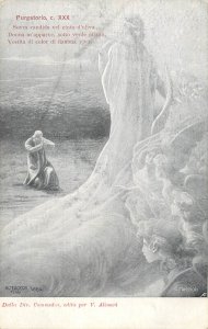 The Divine Comedy Italian poem by Dante Alighieri artist C. Muccioli Purgatory