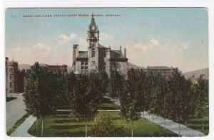 Court House Helena Montana 1909 postcard