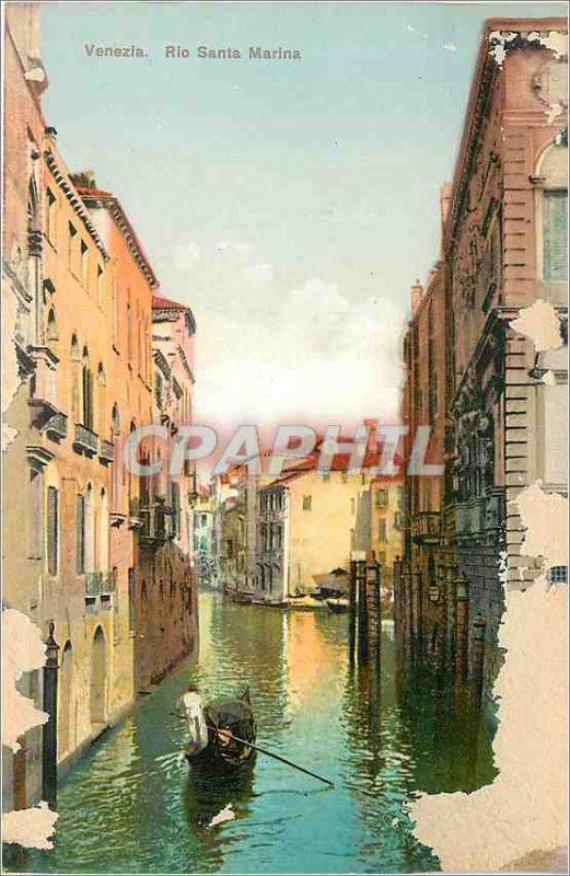 Old Postcard Rio Venezia Santa Marina