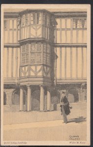 Cambridgeshire Postcard - Queen's Gallery, Queens' College, Cambridge  MB1355