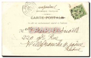 Postcard Old Mount Major Escalier du Cloitre