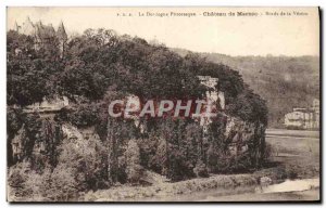 Old Postcard The Dordogne Picturesque Chateau De Marzac Bords De La Vezere
