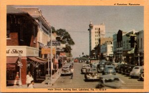 Florida Lakeland Main Street Looking East Dexter Press