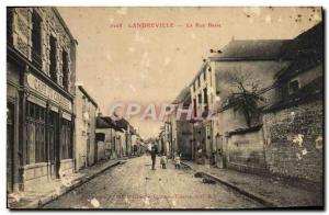 Old Postcard Landreville La Rue Basse Kids Cafe du Commerce