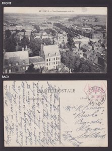 GREAT BRITAIN 1916, Censored fieldpost card, Béthune France, WWI