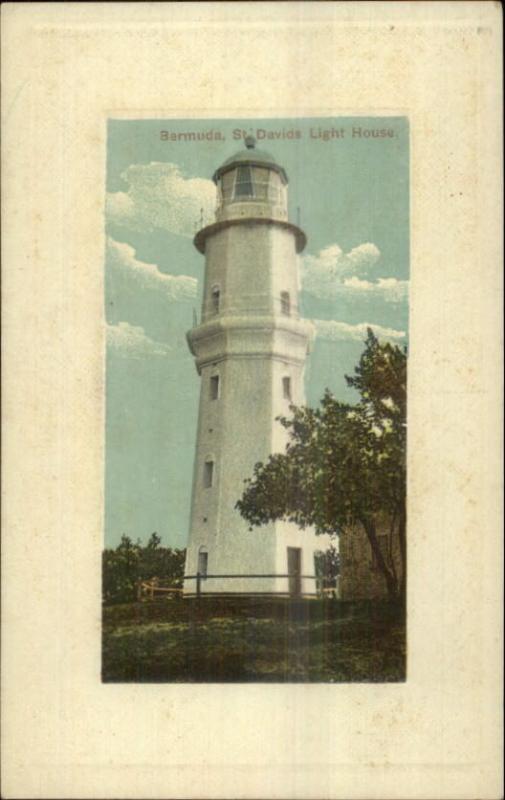 Bermuda St. Davids Lighthouse c1910 JH Bradley Co #270 c1910 Postcard