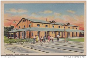 Florida Sebring Shuffleboard At Recreation Centre Curteich