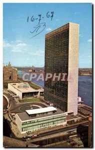 Old Postcard United Nations United Nations A View of United Nations Headquart...