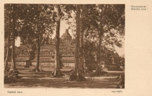 INDONESIA CENTRAL JAVA VINTAGE POSTCARD