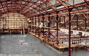 Interior of Sutro Baths San Francisco California  