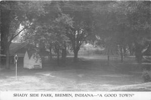 Bremen Indiana~Shady Side Park Scene~A Good Town~Vintage Light~Pavilion~1958