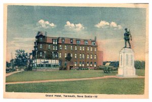 Postcard HOTEL SCENE Yarmouth Nova Scotia NS AQ7724