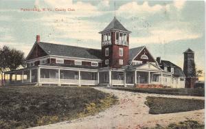 C8/ Parkersburg West Virginia WV Postcard c1910 Country Club Building