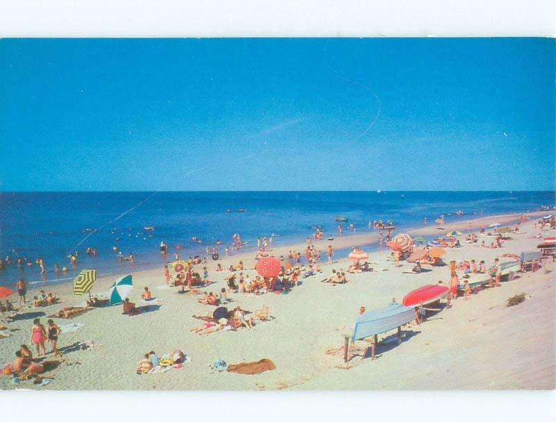 Unused Pre-1980 LONG ISLAND BEACH SCENE Published In Riverhead New York NY d6624