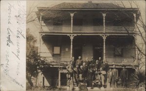 Hot Springs Arkanasas AR Home or Inn? Hotel? c1910 Real Photo Postcard