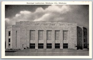 Oklahoma City Oklahoma 1940s Postcard Municipal Auditorium