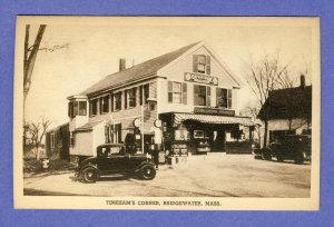 Bridgewater, Massachusetts/MA Postcard, Tinkham's Corner