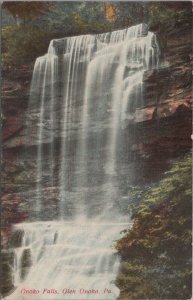 Postcard Onoko Falls Glen Onoko PA