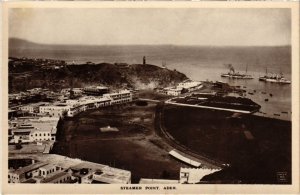 PC ADEN STEAMER POINT REAL PHOTO YEMEN (a31413)