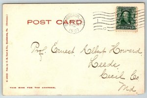 Montgomery County Court House   Morristown  Pennsylvania   Postcard