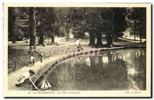 Old Postcard La Bourboule Fenestre Park