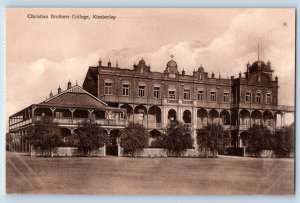 Kimberley Northern Cape South Africa Postcard Christian Brothers College c1910