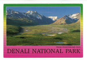 AK - Denali Nat'l Park. View from Polychrome Pass (continental size)