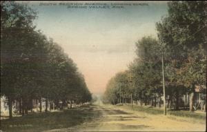 Spring Valley MN South Section Ave c1910 Postcard