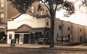 RPPC PRINCESS THEATRE SMASHING TIME BLACK AMERICANA NEW YORK REAL PHOTO POSTCARD