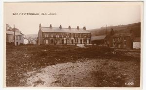 Isle Of Man; Bay View Terrace, Old Laxey E3505 RP PPC, Unused, c 1920's
