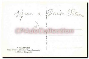 Old Postcard Hauteville Sanatorium Albarine and Chateua Angeville