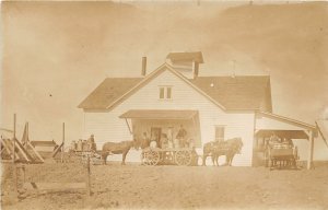 F82/ Occupational RPPC Postcard c1910 Creamery Delivery Wagon 3