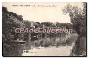 Postcard Old Fresnay sur Sarthe Sarthe Lavoirs Bourg Neuf