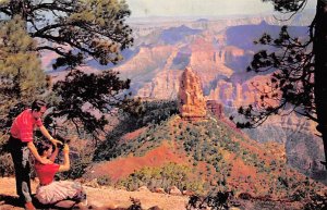 Point Imperial North Rim Grand Canyon National Park Cedar City Utah Railroad,...