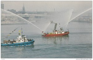 Fire Boat , Toronto , Ontario , Canada , 50-60s