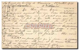 Old Postcard Chamonix Line Train