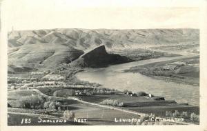 1940s Idaho Swallows Nest Lewiston Clarkston RPPC real photo postcard 7932