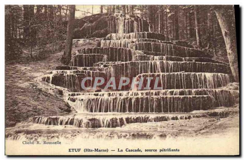 Old Postcard Etuf Cascade Source petrifying