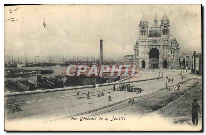 Old Postcard Vue Generale de la Joliette