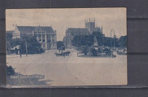 NEW SOUTH WALES, SYDNEY, QUEEN'S SQUARE, St. MARY'S CATHEDRAL, c1910 ppc, unused