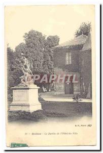 Bolbec Old Postcard The garden of & # City 39hotel