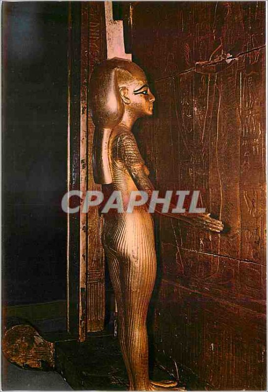 Modern Postcard The Egyptian Museum Cairo Statue of Goddess Isis